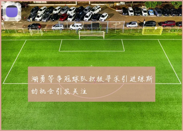 湖勇等争冠球队积极寻求引进琼斯的机会引发关注
