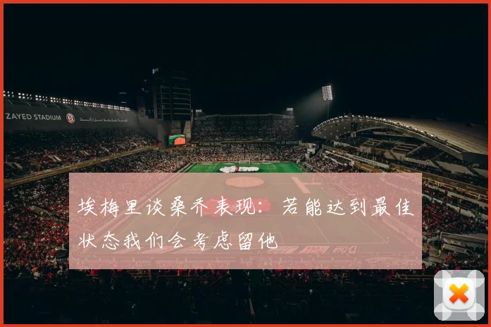 埃梅里谈桑乔表现：若能达到最佳状态我们会考虑留他